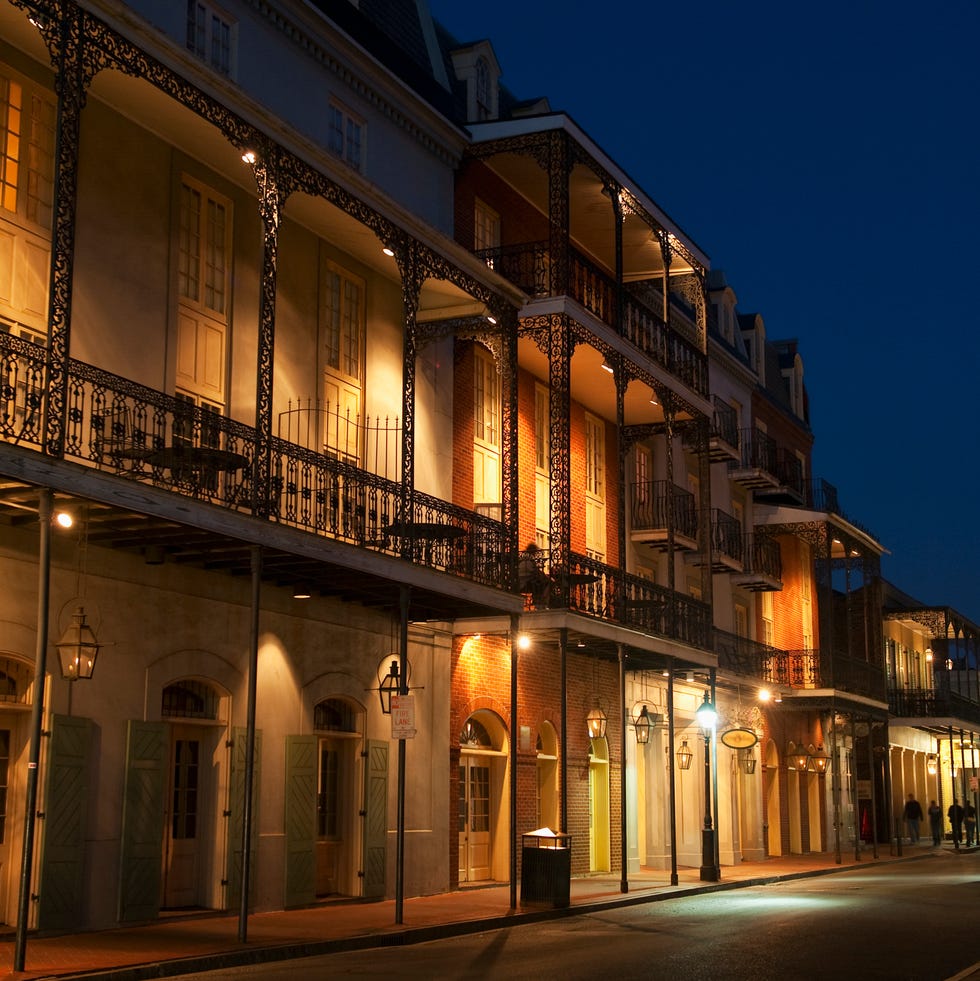 French Quarter of New Orleans at night french quarter of new orleans at night