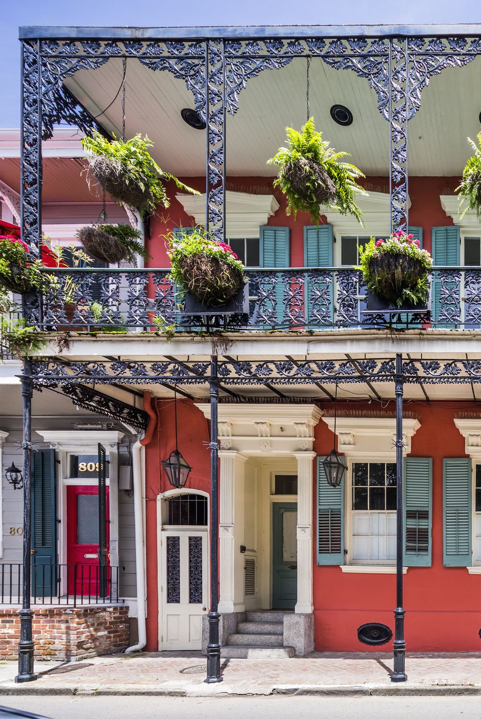 french quarter, typical house