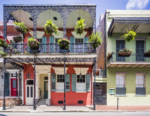 french quarter, typical house