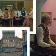 collage of sets from the movie the french dispatch
