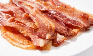 fresh baked strips of bacon