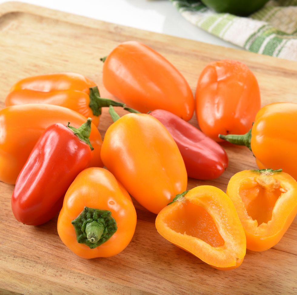 Mini Sweet Peppers - Types of Peppers