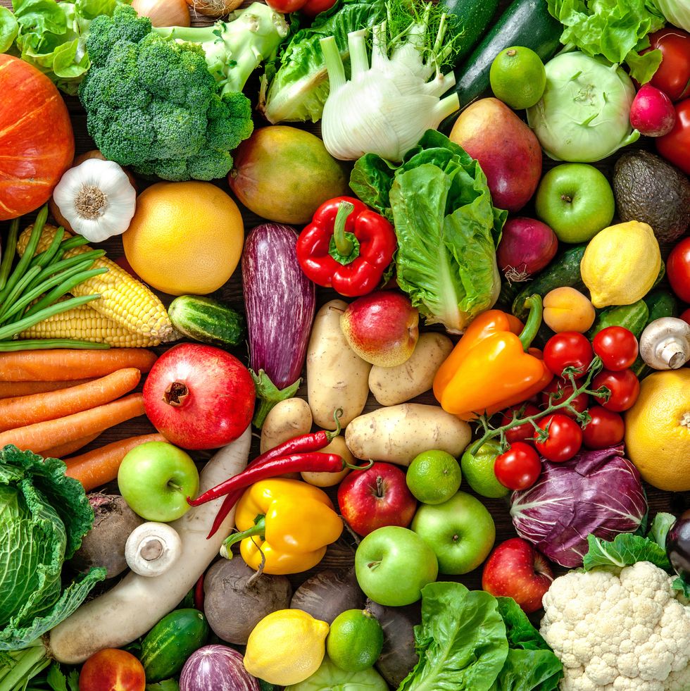fresh fruits and vegetables