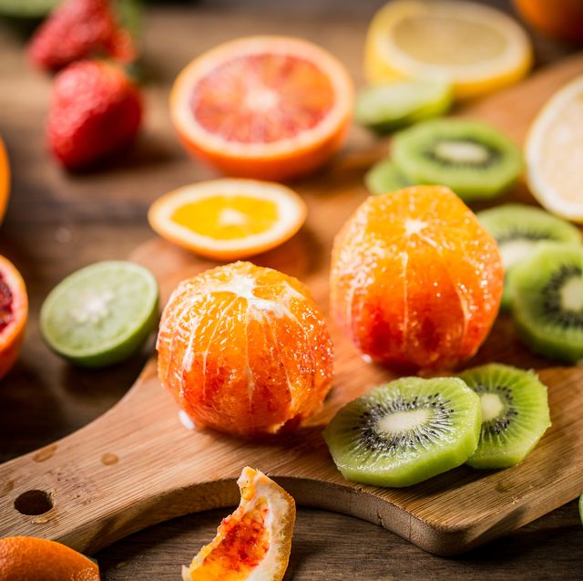 fresh fruits on the table