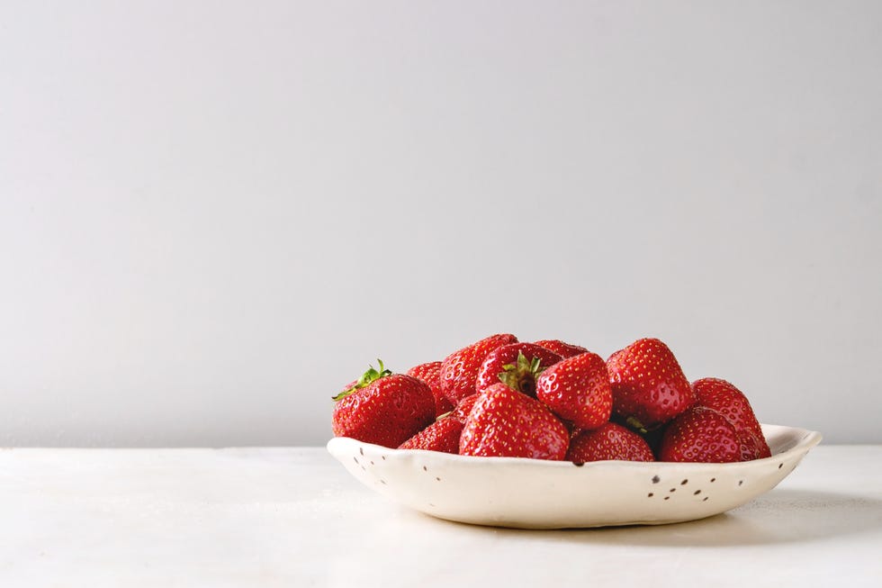 Fresh garden strawberries