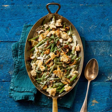 thanksgiving potluck ideas   fresh green bean casserole