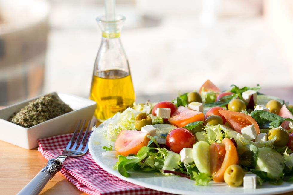 fresh mediterranean salad