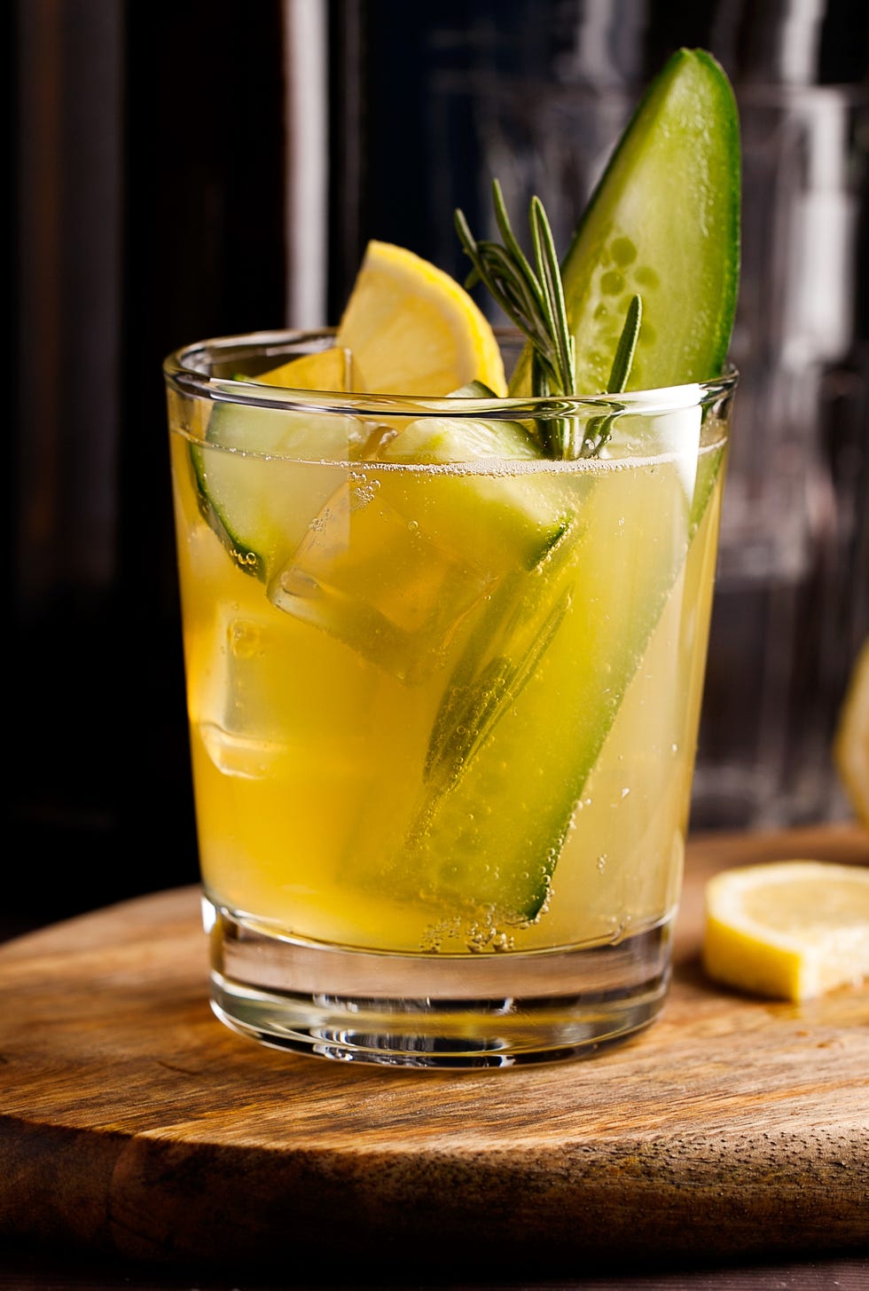 summer drinks ginger cucumber lemonade