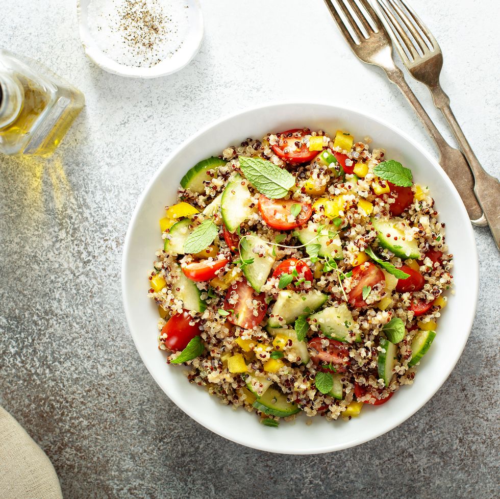 fresh quinoa tabbouleh salad