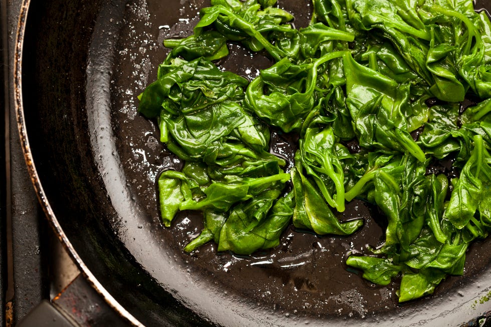 best vegetables for runners spinach