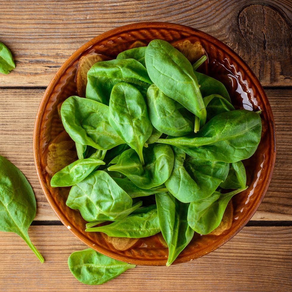 best foods for hair growth - spinach