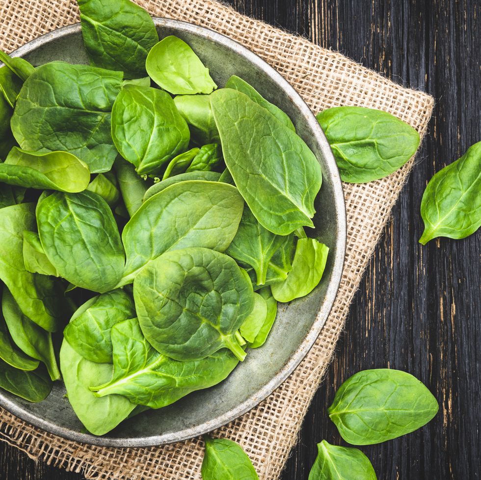 foods for constipation spinach