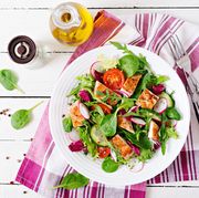 healthy grilled chicken salad