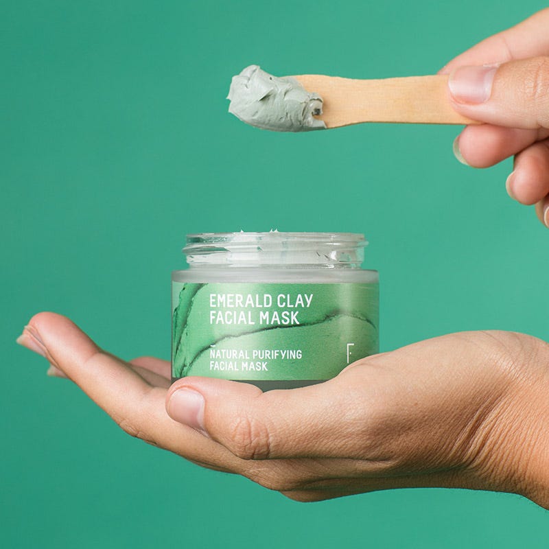 freshly clay mask