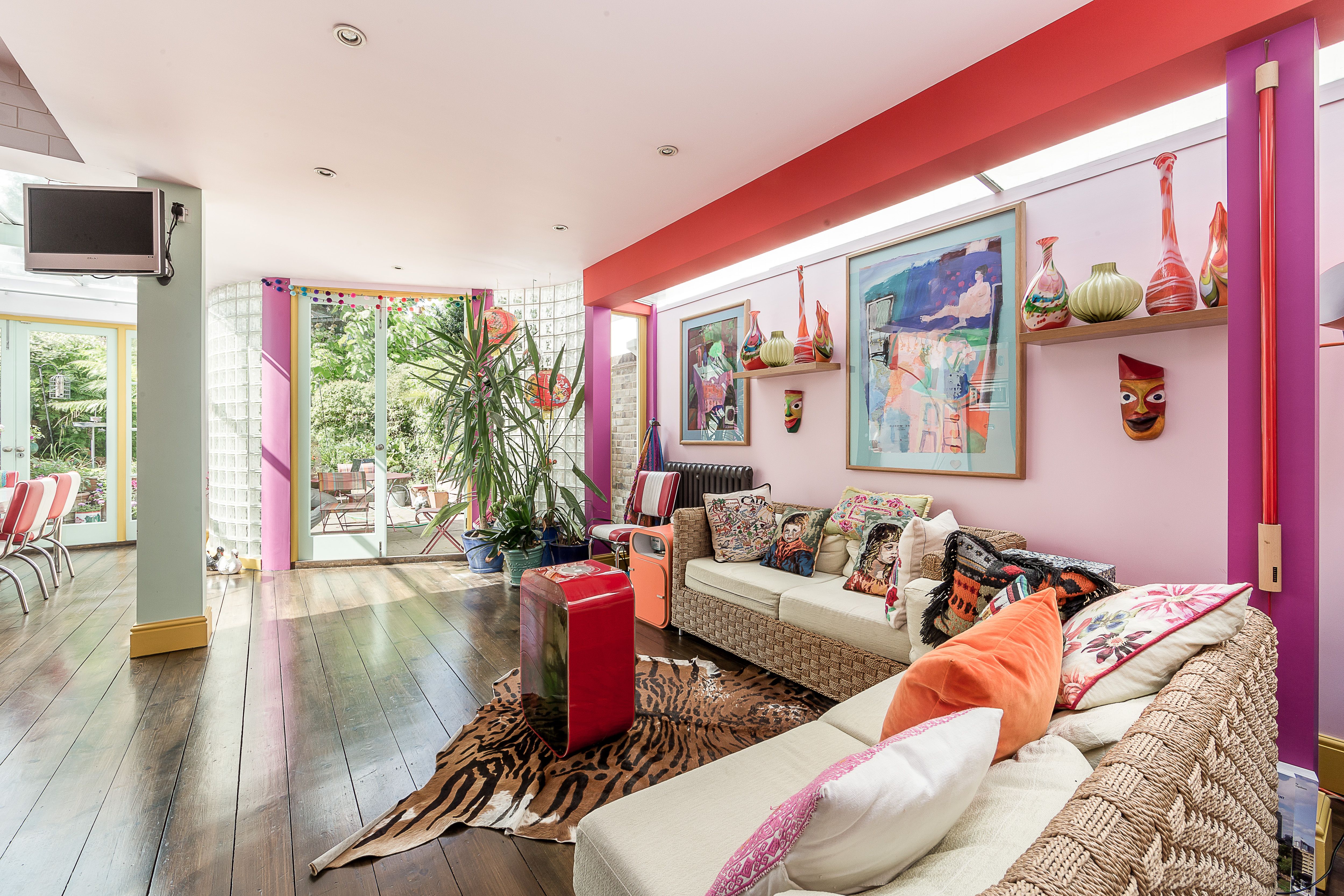 Dutch Gable Wandsworth Home With Colourful Quirky Interiors Now For Sale