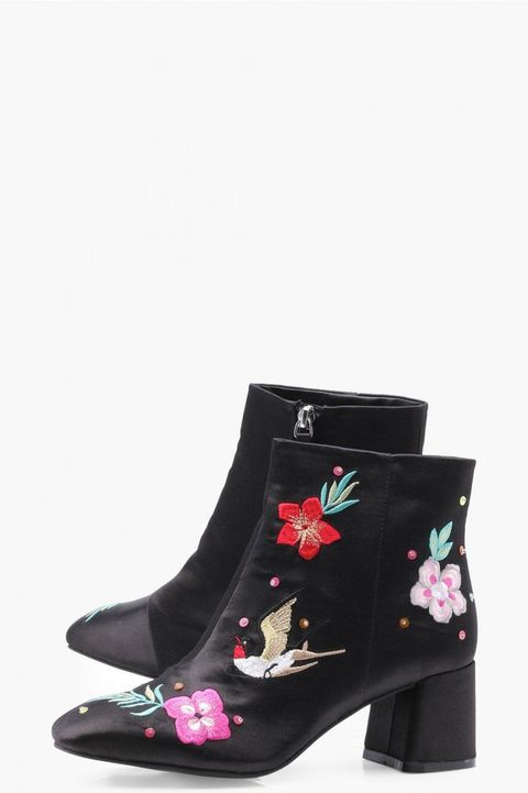 Freya Oriental Embroidered Ankle Boot