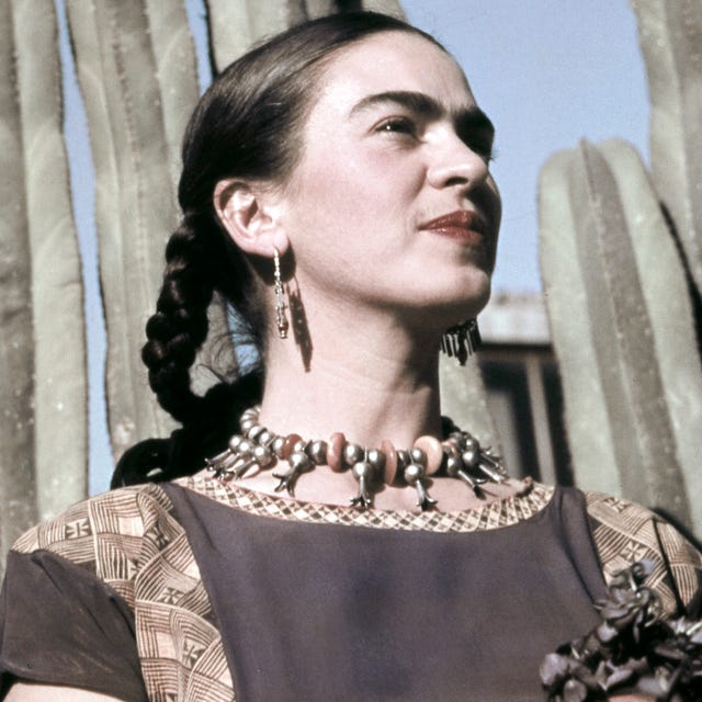retrato de frida kahlo en mexico hacia 1940