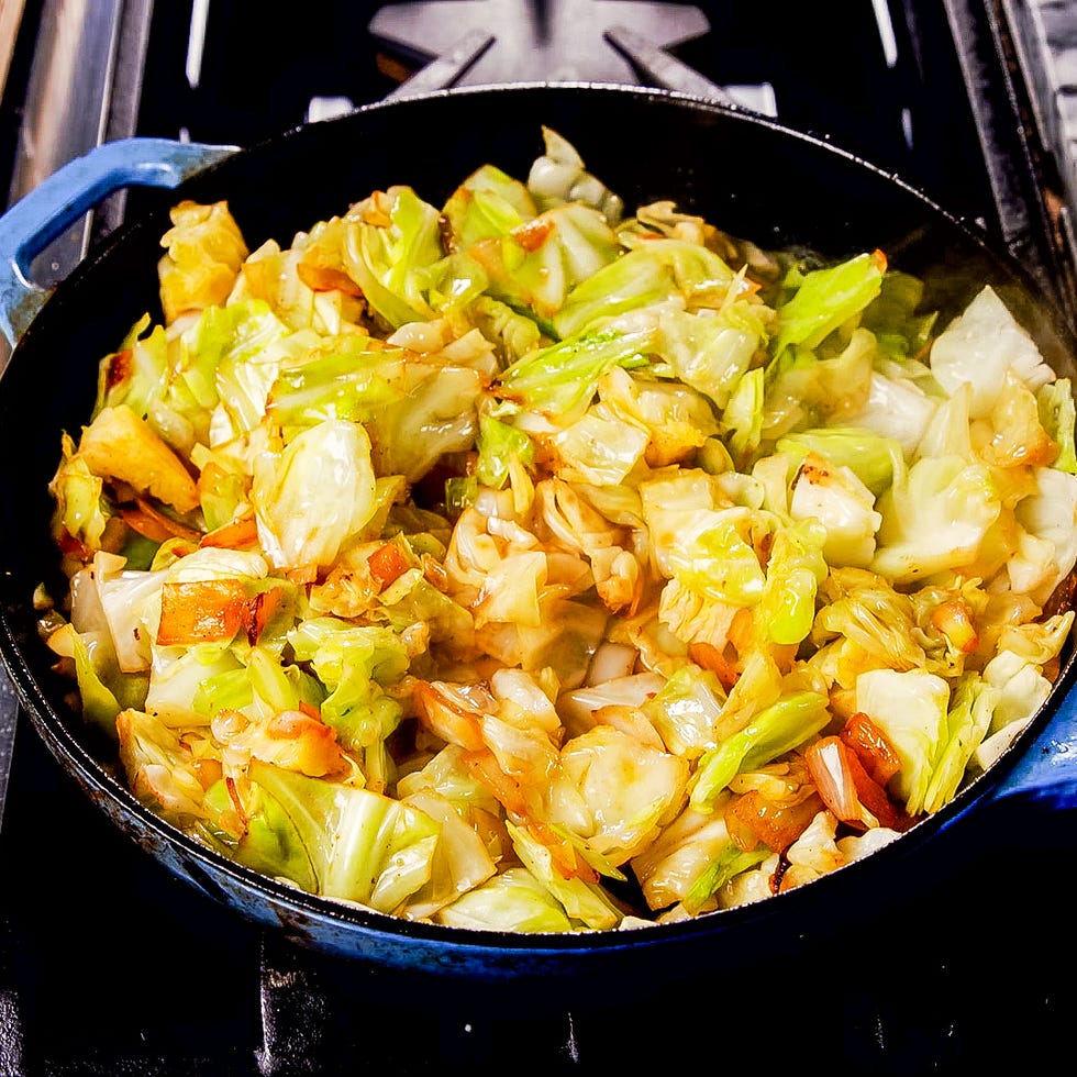 fried cabbage