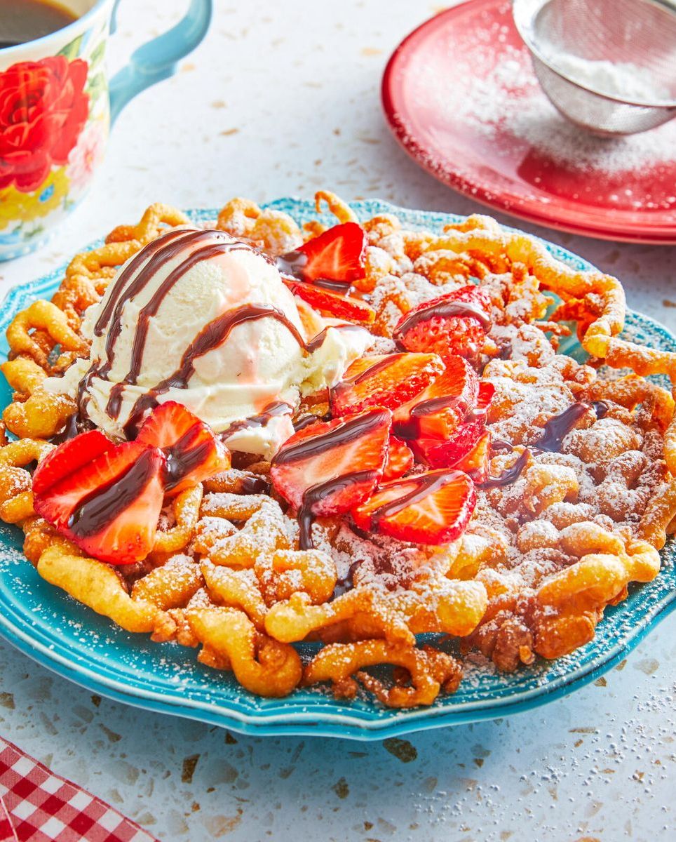 fried food recipes funnel cake