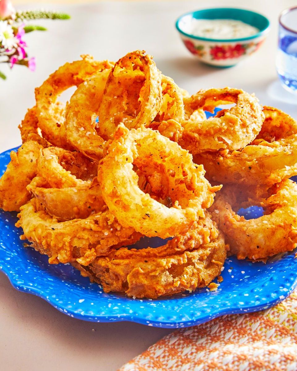 fried food recipes onion rings