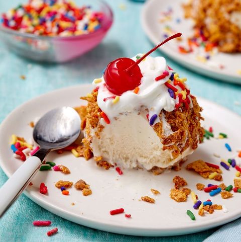 faux fried ice cream