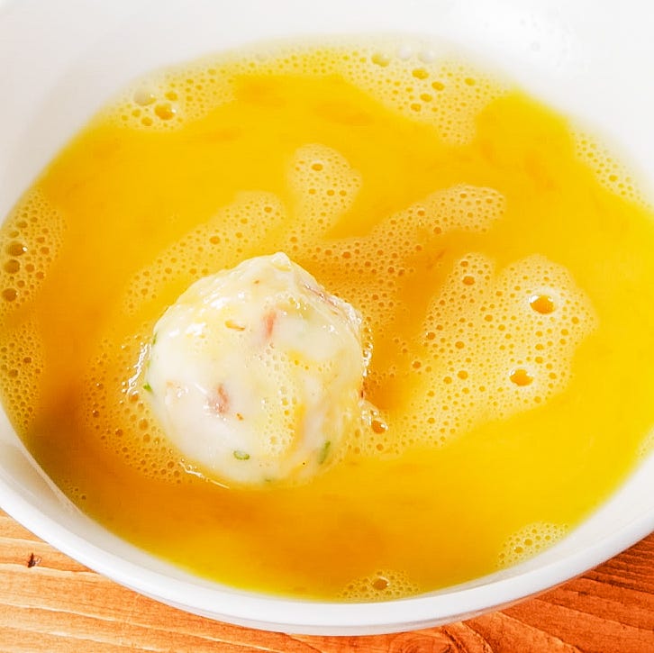 leftover mashed potatoes formed into balls and fried