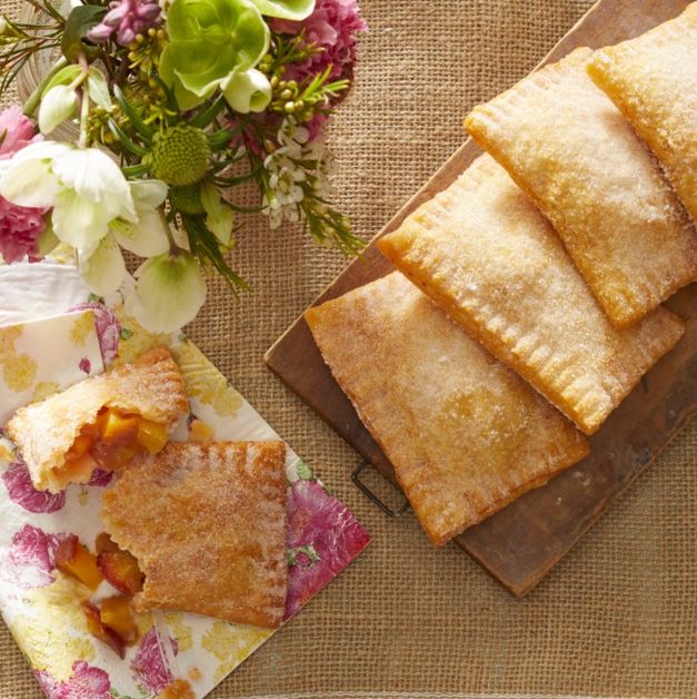fried peach ginger hand pies