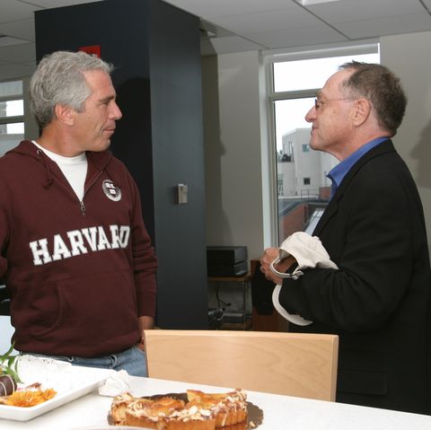 jeffrey epstein with professor alan dershowitz