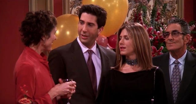 Friends star Jennifer Aniston discusses whether Rachel and Ross are ...