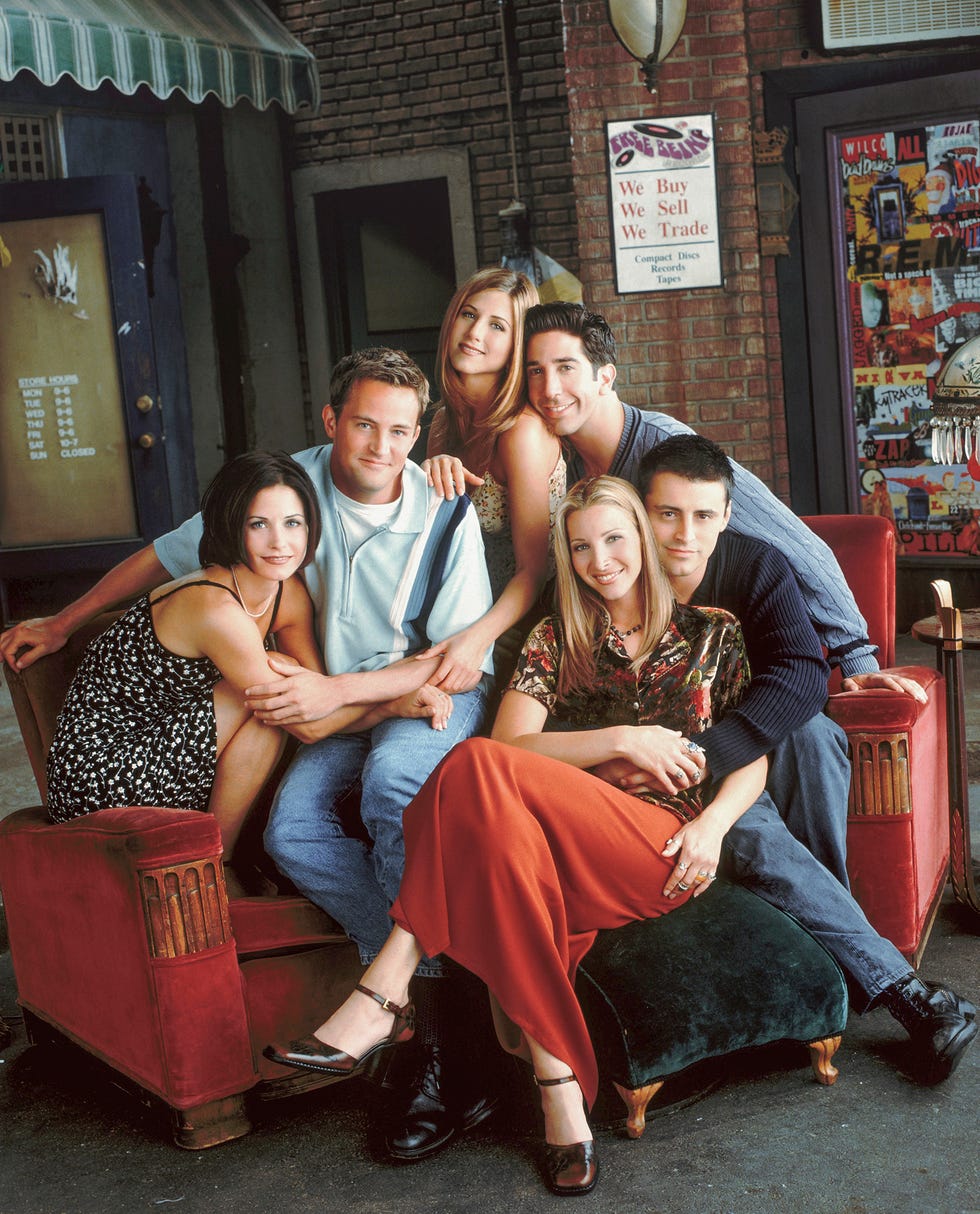 friends reparto serie hbo courteney cox  matthew perry  jennifer aniston  david schwimmer  lisa kudrow  matt leblanc