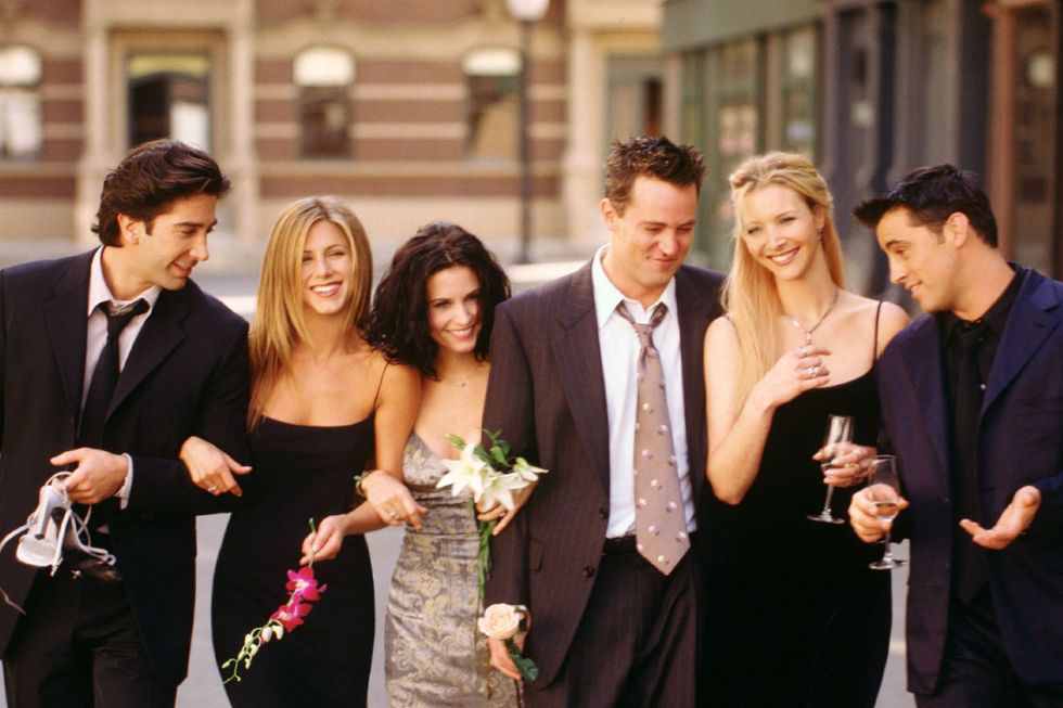 Miembros del elenco de la serie de comedia Friends de NBC