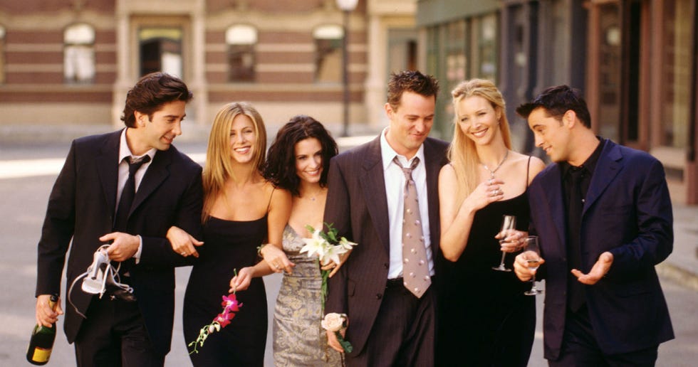 Cast of the NBC comedy series Friends