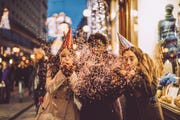 friends celebrating the new year's eve