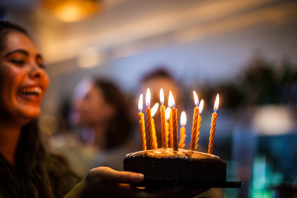 friends having a lot of fun at birthday party