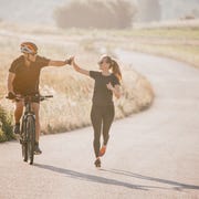 friends running