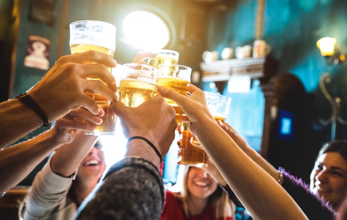 preview for This Outdoor Beer Table Lets You Take The Party Anywhere