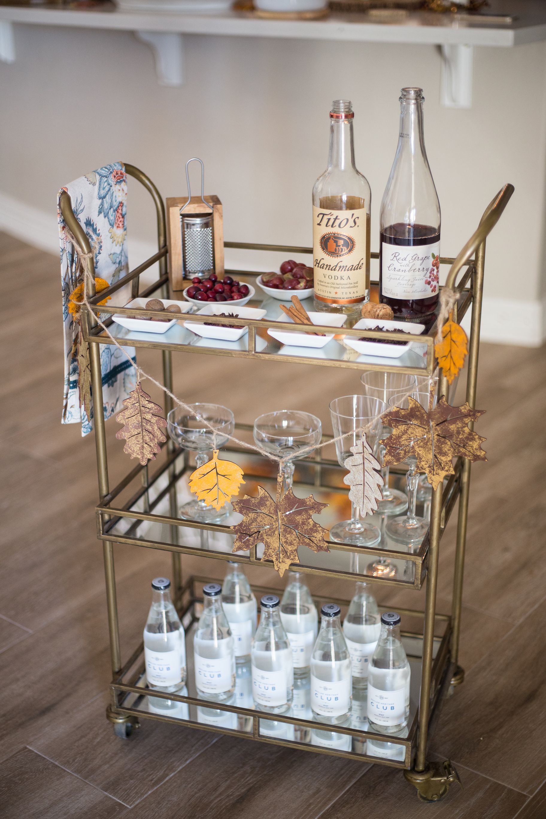 Styling a Home Bar is Easier When You Start With a Tray