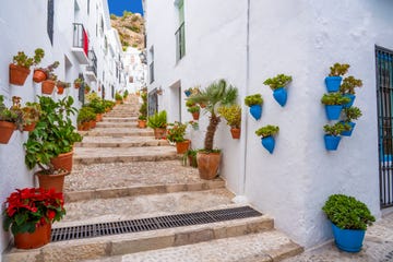 frigiliana village whitewashed in costa del sol of malaga iandal