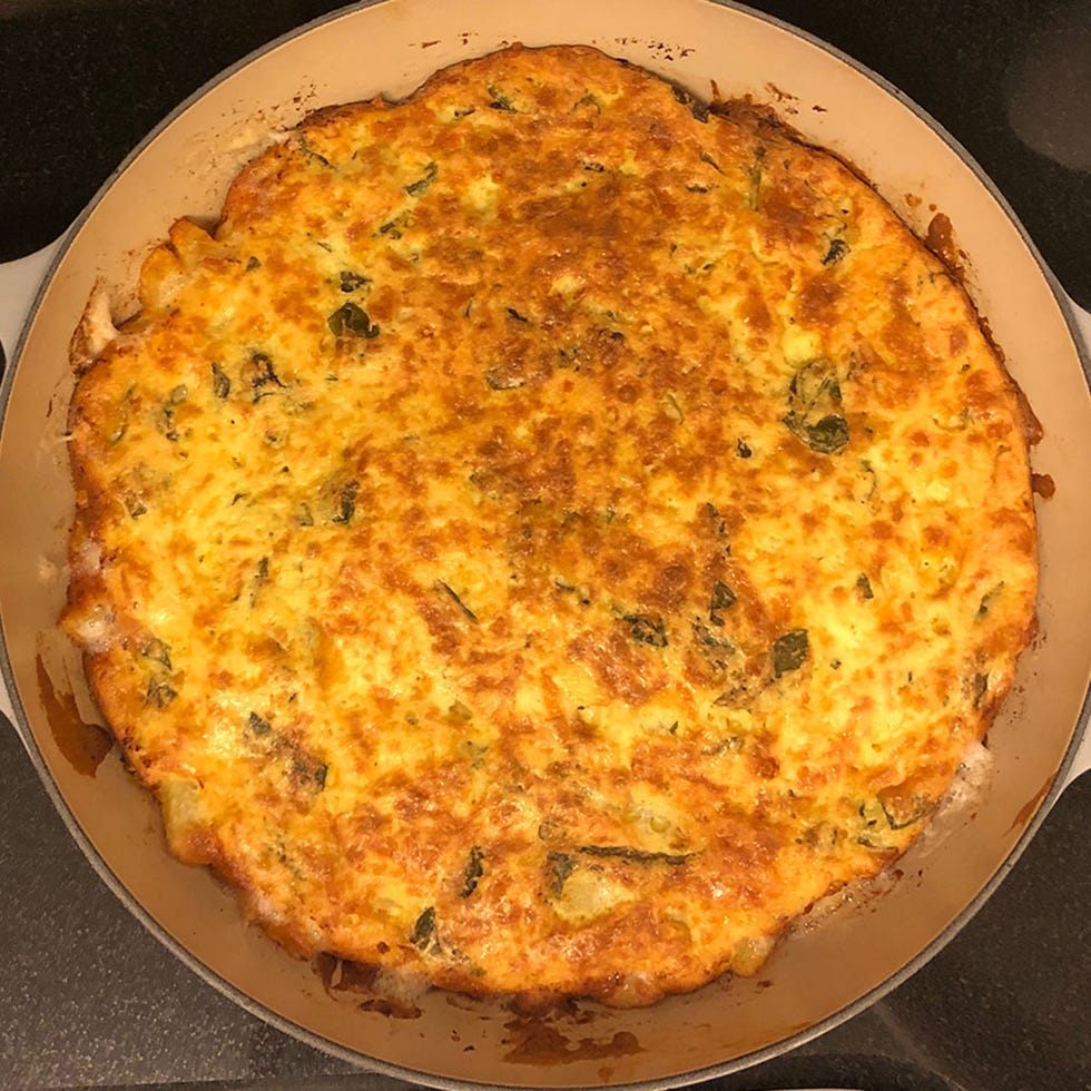 Dish, Food, Cuisine, Ingredient, Zwiebelkuchen, Strata, Pizza cheese, Frico, Frittata, Tortilla de patatas, 