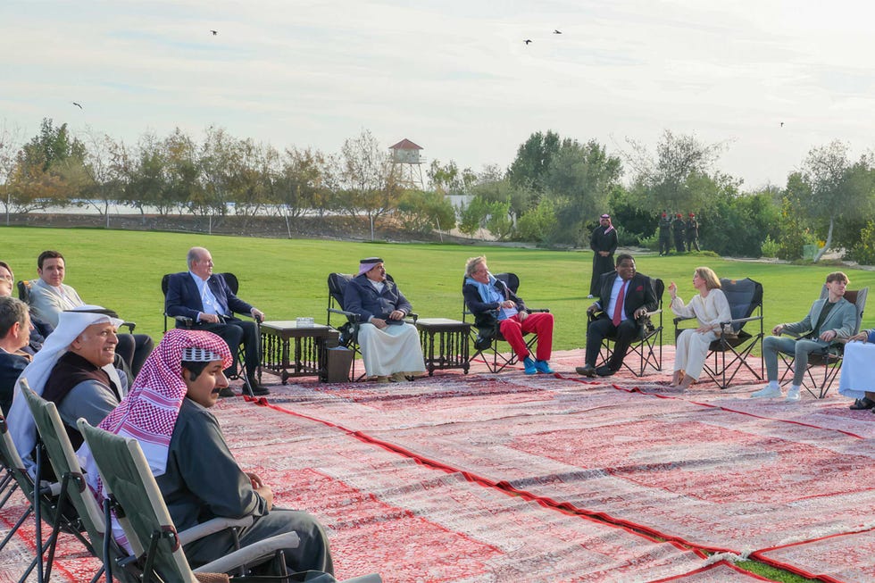 juan carlos i y froilan en bahrein