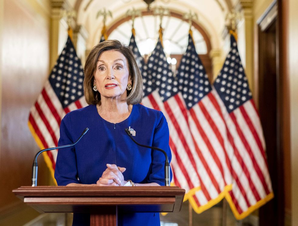 Speaker of the House Nancy Pelosi impeachment inquiry speach donald trump president