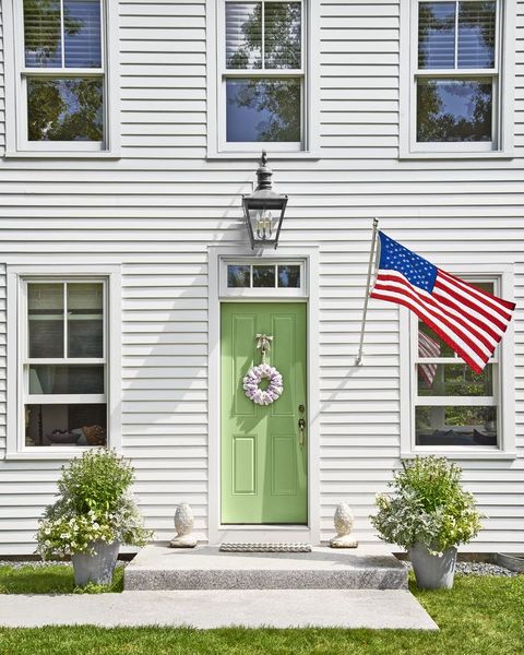 front door colors green