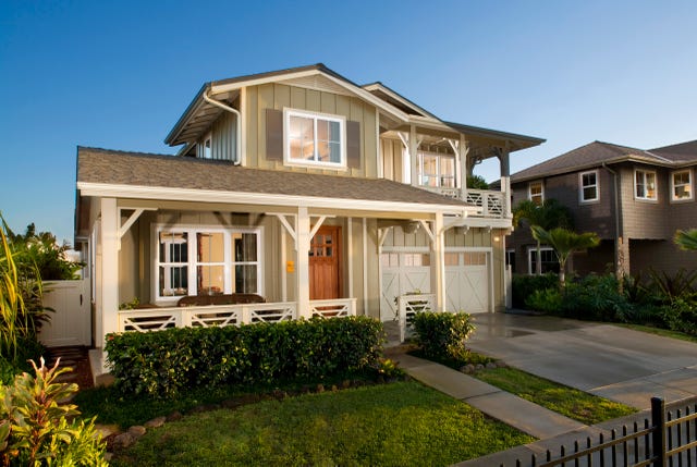 Front Exterior of Craftsman Style Home