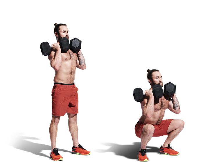 How to do squats with a dumbbell - Quora