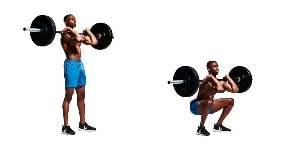 Dumbbell Front Squat  Exercise Guide 