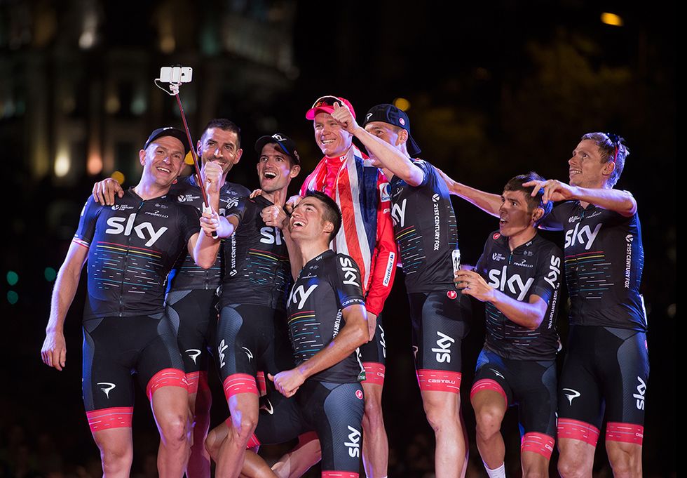 Chris Froome Team Sky Vuelta a Espana
