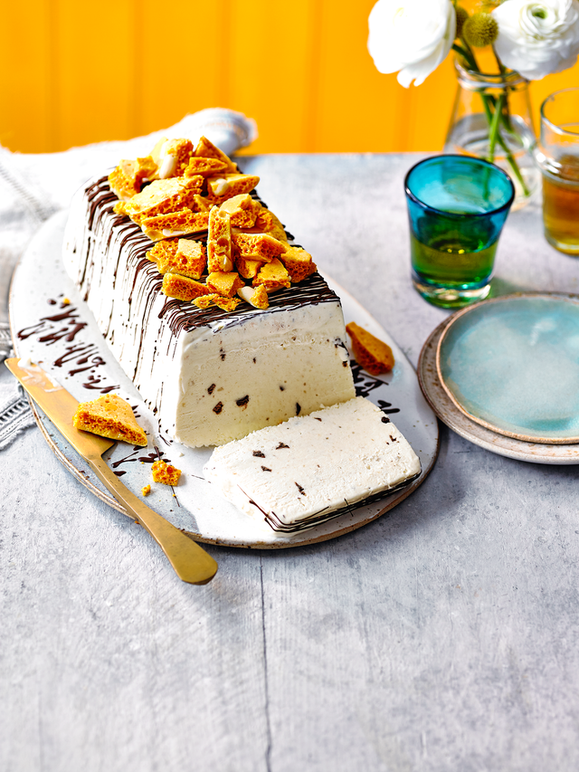 best honeycomb recipes frozen banana parfait with peanut honeycomb