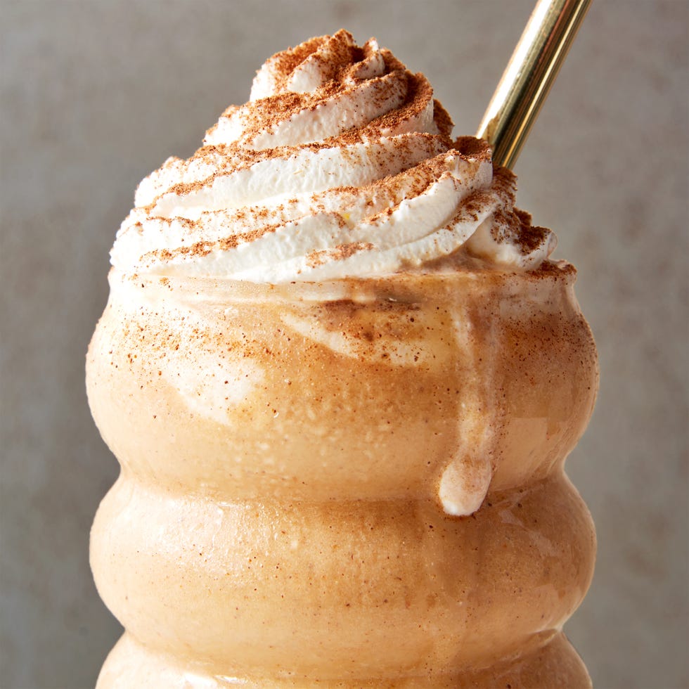 pumpkin spice latte topped with whipped cream