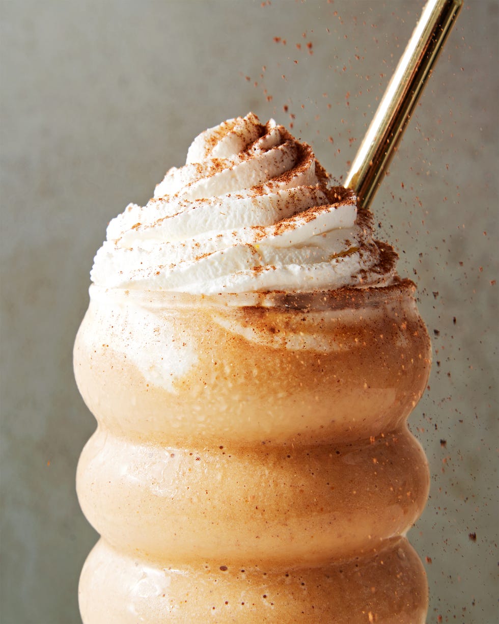 pumpkin spice latte topped with whipped cream