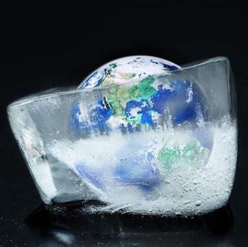 Frozen Earth covered by ice frozen earth covered by ice